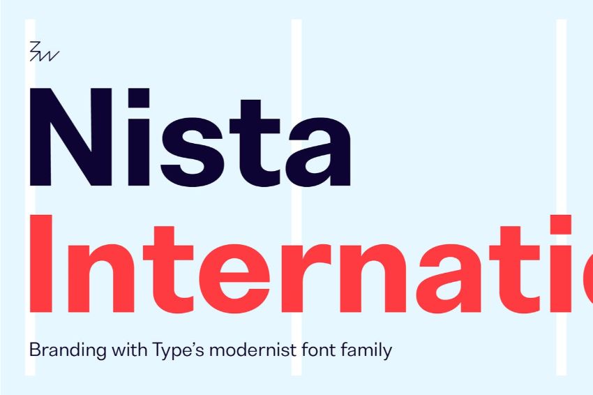 bw nista - a font similar to helvetica